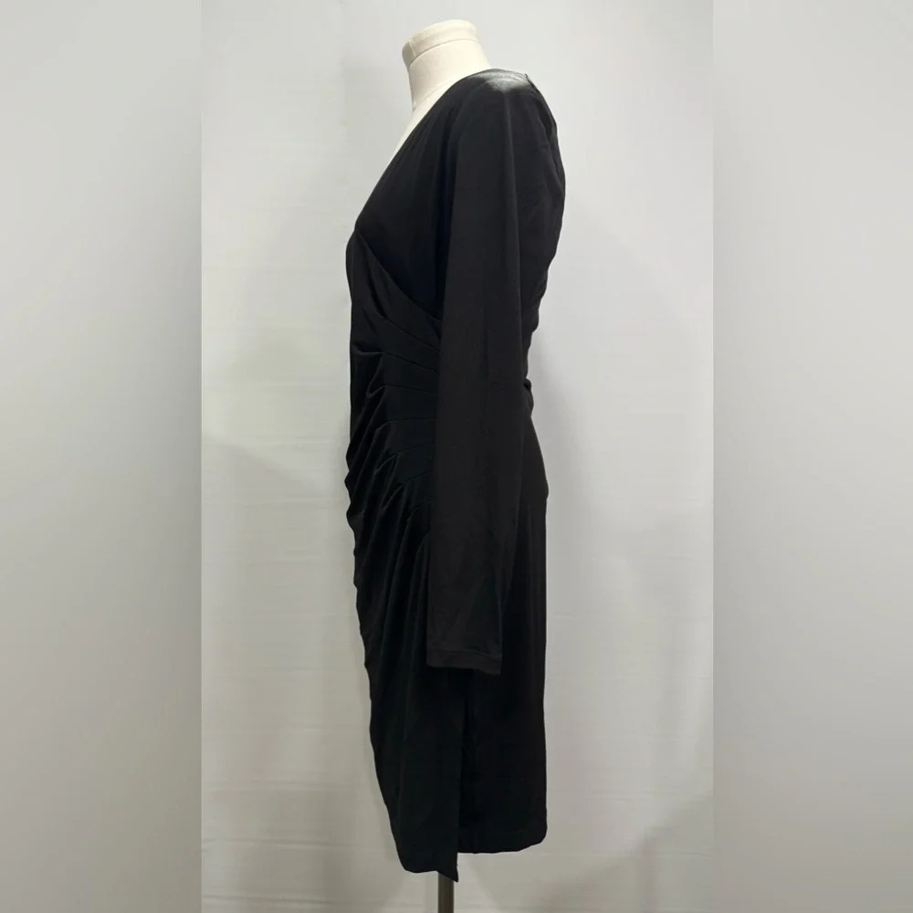 Calvin Klein  wrap long sleeve dress sz 6 - Picture 4 of 11
